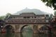 China: Mist hangs over Hong Qiao Bridge, Fenghuang's famed covered bridge, Fenghuang, Hunan Province