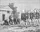 Vietnam / France: Tonkin Campaign - Viet villagers were expected to show respect by kowtowing to passing French columns (1885)
