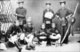 Vietnam / France: French officers with Vietnamese auxiliaries, Tonkin, c. 1885